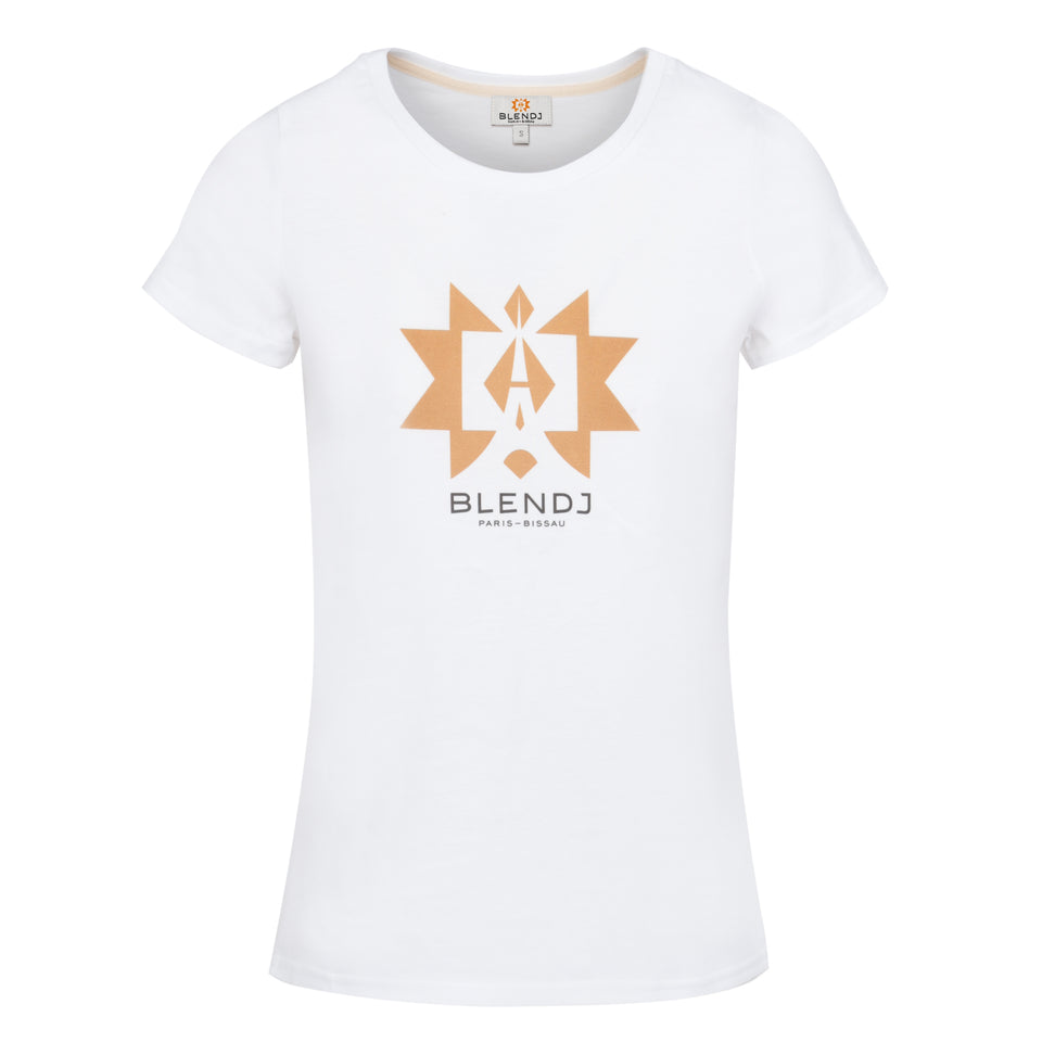 T-shirt manches courtes Tchorak femme - t-shirt africain moderne - marque Blendj